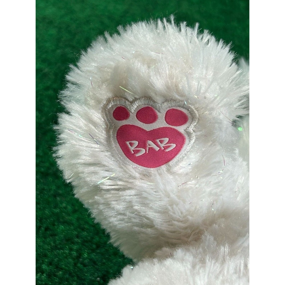 Build-A-Bear Disney Frozen Elsa Plush Teddy Bear White With Blue Snowflake Paws - Picture 4 of 6